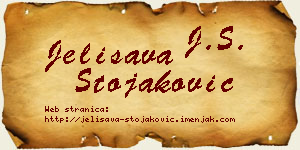 Jelisava Stojaković vizit kartica